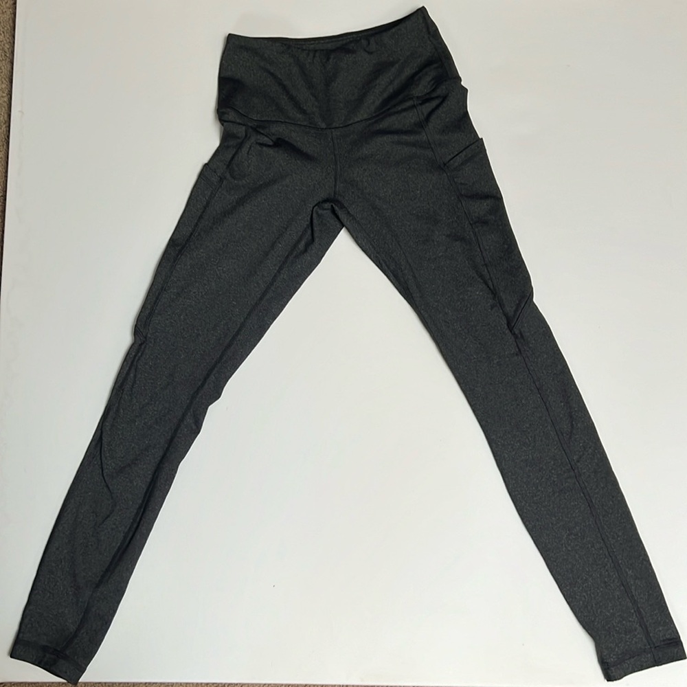 90 Degree XS leggings with pockets dark gray heather